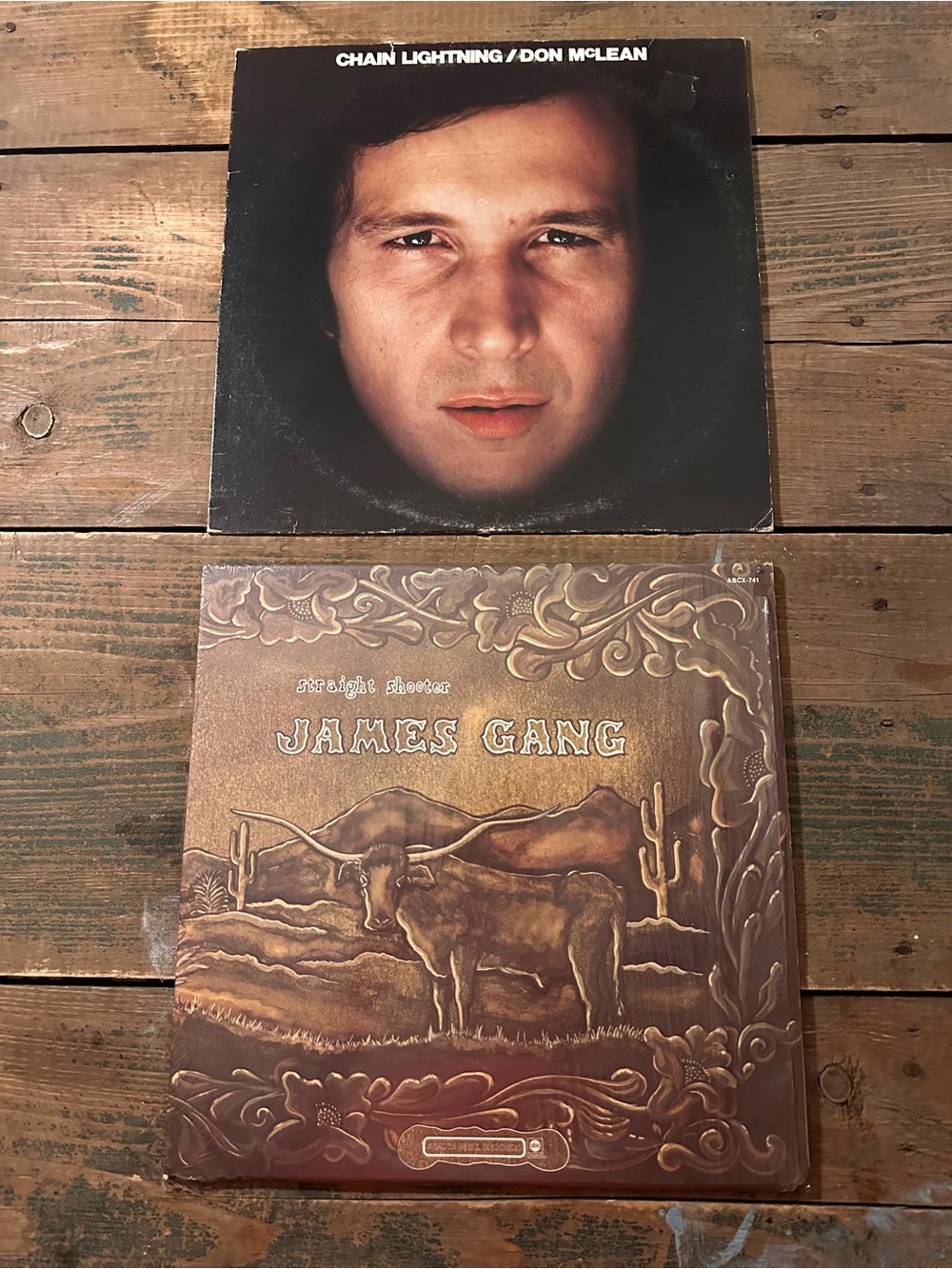 ⭐️ Don McLean "Chain Lightning" & James Gang Vinyl Albums